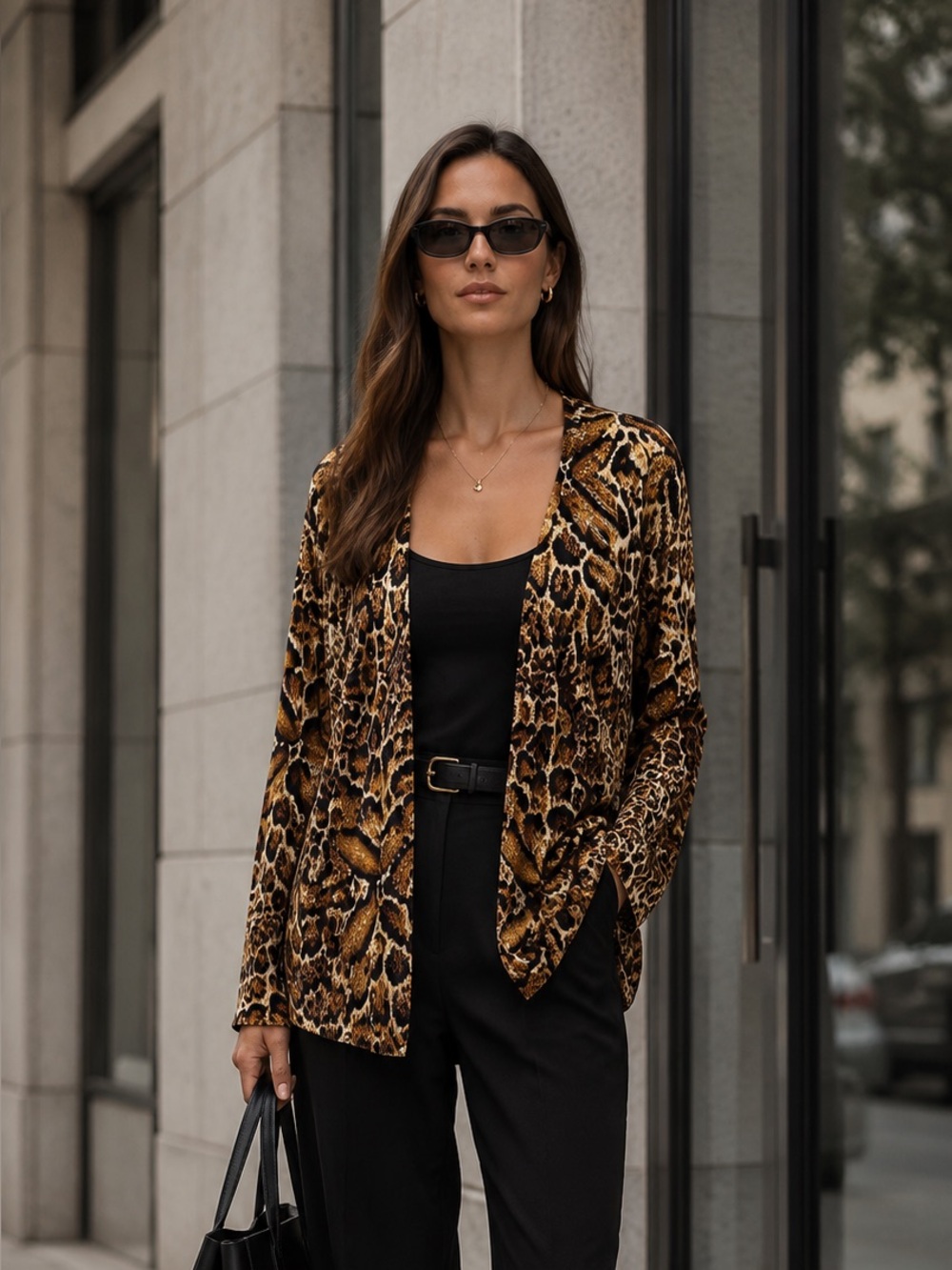 PrettyLittleThing Leopard Print Jacket